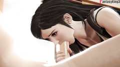 Tifa Lockhart blowjob surprise | Fking3-D Chapter 4 | Full 1 hr movie on patreon: Fantasyking3