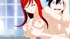 Erza Grey cowgirl by RedLady2K