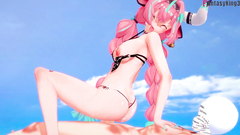 Varessa bikini fucking on the beach | Genshin Impact | Full & POV on patreon: Fantasyking3