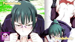 Jujutsu Kaisen Hentai - Maki Zenin (禅院真希) favourite hot BlowJob Part A