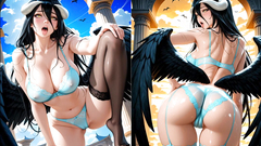 Albedo from Overlord craves a passionate nightly adventure