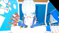 Ayaka has Intimate Sex Session with Aether - Genshin Impact Hentai