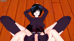 Mikoto Urabe from Mysterious Girlfriend X Gives You An Amazing Footjob