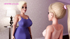 Long Day Ends in Hard Sex on Her Favorite Couch - 3D Shemale Sex