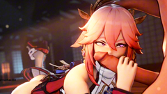 genshin yae and raiden play  -hentai anime