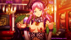 Summoning Gone Wild: Lusty Demon Fucks Girl Deep in Ritual Circle With Loud Creampie Finish