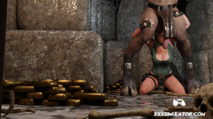 ▶ Monster Cock Slams Lara in Hardcore Jungle ANAL Until She Squirts & Screams