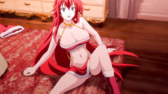 Rias Undresses Slowly Before Giving Issei a Deep & Warm Oral Finish ◇ HENTAI Parody