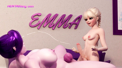 • Petite Blonde Submits to Dom Fantasy & Takes Huge Horse Dick in ANAL Creampie