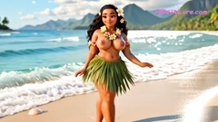 Big Ass Beauty Moana Fucked In Group By Tribal Villagers