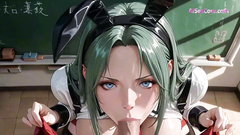 Busty college babe takes over a classroom turning a simple study moment into hot sex (AI)