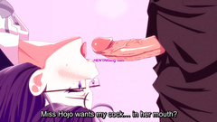 Huge tits teacher gets mouthful of cock from her bold student in class after hours