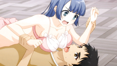 Buzzcut anime cutie reveals her secret and gets filled by rough cock deep inside