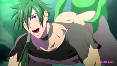 Nagi and the knight leave the goblin cave & sink into passionate forest sex (Happy END)