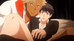 Fiery prince claims bride with soft yaoi kisses & deep loving gay animation sex