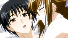 Busty redhead cutie seduces young lucky guy