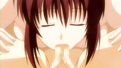 Brown-haired babe with big tits loves 69 position