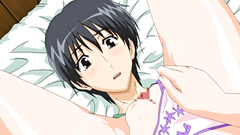 Busty girl with shaved cunt rides big cock in the bedroom