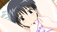 Busty girl with shaved cunt rides big cock in the bedroom