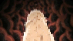 Busty girl with shaved cunt rides big cock in the bedroom