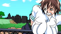 Rough and crazy fuck for a big breasted hentai chicks