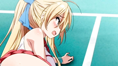 Adorable blonde teen babe has really big and sexy boobs