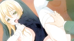 Hardcore drawn porn hentai sex video with busty blonde teen