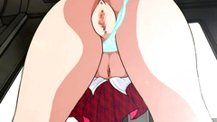 Busty schoolgirl takes cock deep inside her shaved cunt