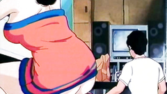 Busty brunette MILF feels very horny in this sex cartoon