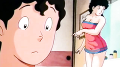 Busty brunette MILF feels very horny in this sex cartoon