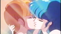 Awesome and tender lesbian sex on the kitchen counter