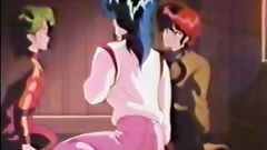 Young and sexy brunette babe in hentai erotic video