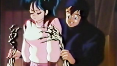 Young and sexy brunette babe in hentai erotic video