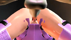 Big breasted 3D slut gets filled with a massive cock