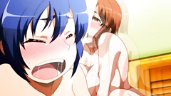 Short-haired busty babe jumps on erection like a slut