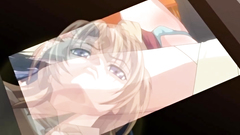 Beautiful long-haired schoolgirl looks very hot in this sex toon