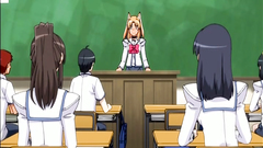 Lovely cartoon teens feeling horny in this hentai video