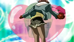 Young and lovely teens in passionate hentai cartoon