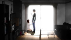 Tiny barely legal babe plays with big cocks