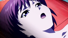 Short-haired hentai babe knows how to use that cock