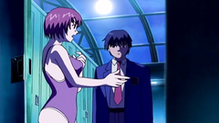 Short-haired hentai babe knows how to use that cock