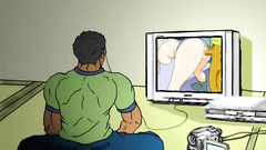 Busty babe with big ass gets fucked by tentacles