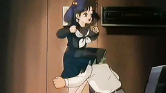 Curious dude looking under her sexy skirt