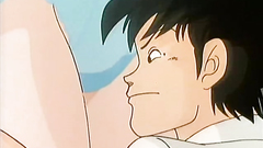 Curious dude looking under her sexy skirt