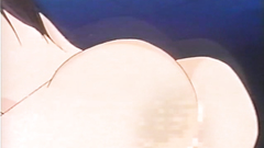 Black-haired naked babe bends over the table and gets fucked