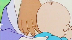 Milking brunette mom with nice boobs in erotic toon