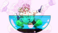 Big titted drawn babe gets rammed hard by massive cock