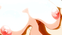 Young and beautiful brunette fucks on the floor