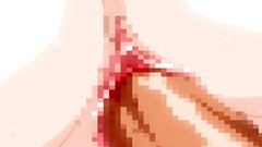 Adorable brunette girl deeply pussy fucked