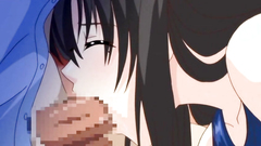 Seductive brunette teen takes cock in her throat